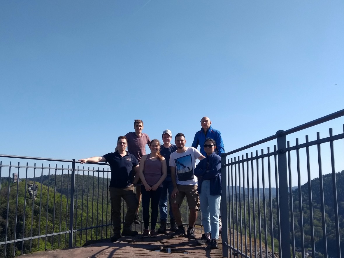 Ausblick und Gruppenfoto